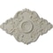 Ekena Millwork Piedmont Ceiling Medallion, Hand-Painted Pot of Cream Crackle, 37"W x 26"H x 1 3/8"P CM37X26PEPCC - alternate 1
